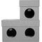 Show in main carousel: Frisco Double Cube Stackable & Collapsible Cat Condo, Gray slide 8 of 10