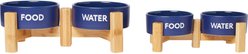 Frisco Double Diner Ceramic Dog/Cat Bowl, Medium: 3 cup slide 2 of 5