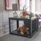 Show in main carousel: Frisco Double Door Furniture Style Crate, Black, Medium + Mocha Swirl Dog Crate Mat, 30-in slide 5 of 9