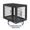 Show in main carousel: Frisco Double Door Furniture Style Dog Crate, Black, Medium slide 4 of 9