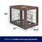 Show in main carousel: Frisco Double Door Furniture Style Dog Crate, Brown, Med/Large slide 2 of 9
