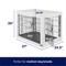 Show in main carousel: Frisco Double Door Furniture Style Dog Crate, White, Medium/Large slide 2 of 9