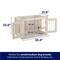 Show in main carousel: Frisco Double Door Wood & Metal Furniture Style Dog Crate, Gray, Medium, 1 count slide 2 of 9