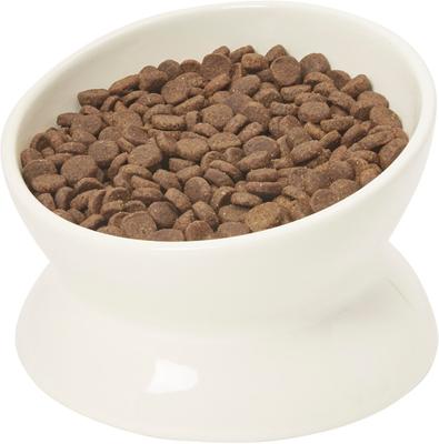 Show full view: Frisco Double-Sided Ceramic Elevated Cat Bowl, Small, 1 count slide 5 of 7