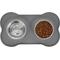 Show in main carousel: Frisco Double Stainless Steel Pet Bowl with Silicone Mat, Gray, Small: 1.5 cup slide 5 of 9