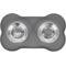Show in main carousel: Frisco Double Stainless Steel Pet Bowl with Silicone Mat, Gray, X-Small: 0.5 cup slide 4 of 9
