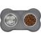 Show in main carousel: Frisco Double Stainless Steel Pet Bowl with Silicone Mat, Gray, X-Small: 0.5 cup slide 5 of 9