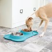 Show in main carousel: Frisco Double Stainless Steel Pet Bowl with Silicone Mat, Teal, Small: 1.5 cup slide 6 of 8