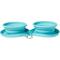 Show in main carousel: Frisco Double Travel Collapsible Silicone Dog & Cat Bowl, Teal, Small: 1.5 cup slide 1 of 11
