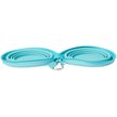 Show in main carousel: Frisco Double Travel Collapsible Silicone Dog & Cat Bowl, Teal, Small: 1.5 cup slide 3 of 10