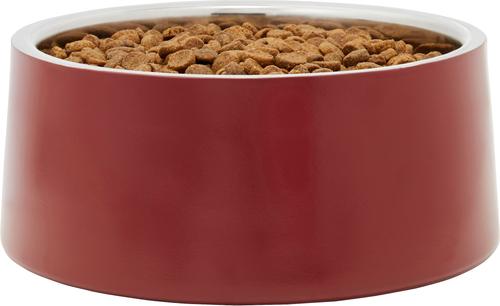 Show full view: Frisco Double Wall Insulated Dog & Cat Bowl, Maroon, 6 cup, 1 count slide 3 of 9