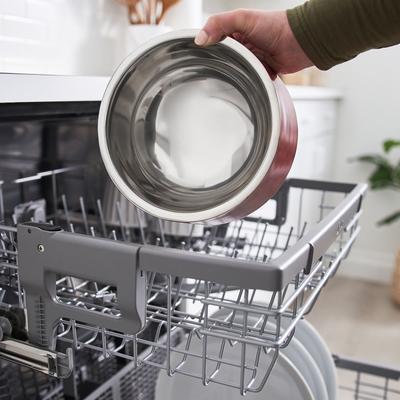 Show full view: Frisco Double Wall Insulated Dog & Cat Bowl, Maroon, 6 cup, 1 count slide 6 of 9