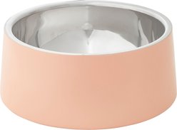 Frisco Double Wall Insulated Dog & Cat Bowl, Peach, 6 cup, 1 count