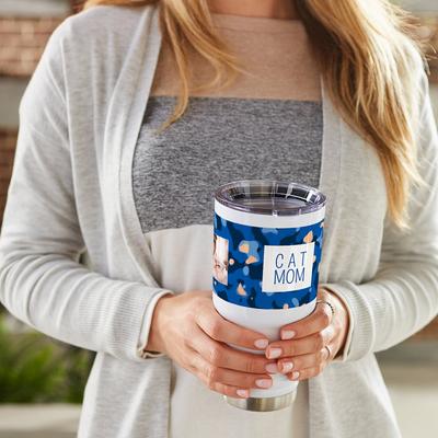 Show full view: Frisco Double Walled "Cat Mom" Personalized Tumbler, 30-oz cup slide 5 of 6