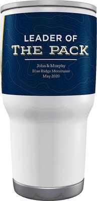 Show full view: Frisco Double Walled "Leader Of The Pack" Personalized Tumbler, 30-oz cup slide 4 of 6