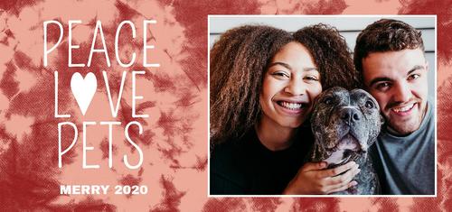 Show full view: Frisco Double Walled "Peace Love Pets" Personalized Tumbler, 30-oz cup slide 3 of 7