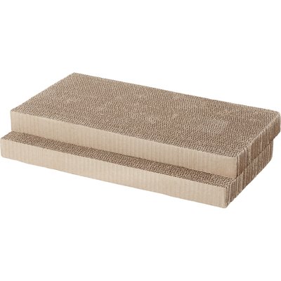 Frisco Frisco Double-Wide Cat Scratcher Toy Refill with Catnip, 2 count