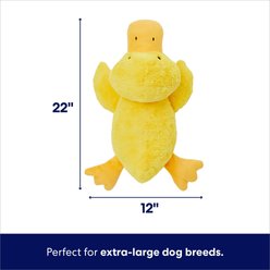 Frisco Duck Plush Squeaky Dog Toy, X-Large slide 2 of 6