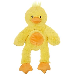 Frisco Duck Plush with Inside Rope Squeaky Dog Toy, Medium