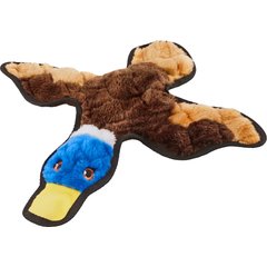 Frisco Duck Stuffing-Free Flat Plush Squeaky Dog Toy, Medium/Large