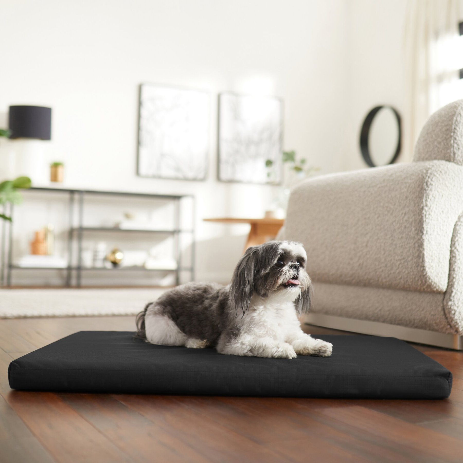Frisco Durable Crate Mat, Black, 35-in