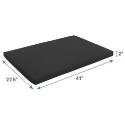 Frisco Durable Crate Mat, Black, 41-in slide 2 of 5