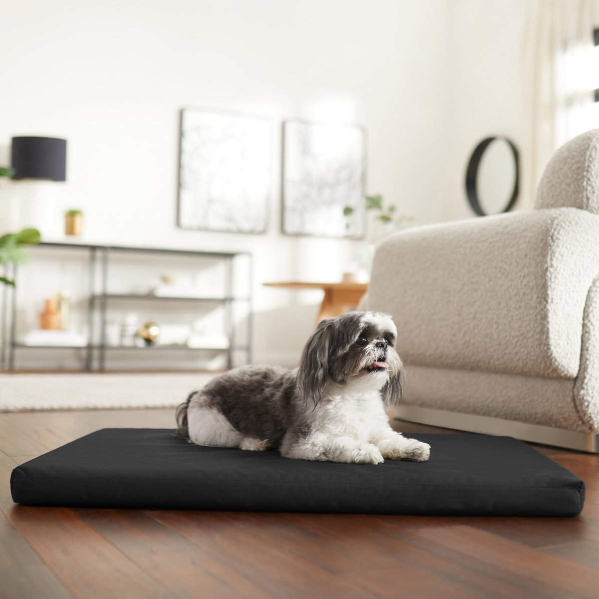 Frisco Durable Crate Mat, Black, 47-in