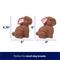 Show in main carousel: Frisco Easter Chocolate Bunnies Latex Squeaky Dog Toy, Small, 2 count slide 3 of 7