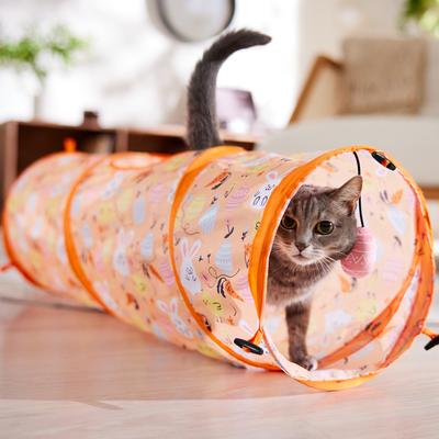 Show full view: Frisco Easter Foldable Play Tunnel Cat Toy with Catnip slide 4 of 6
