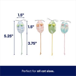Frisco Easter Mice Cat Toy with Catnip, 4 count slide 2 of 5
