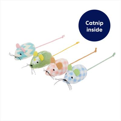 Show full view: Frisco Easter Mice Cat Toy with Catnip, 4 count slide 3 of 6