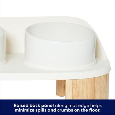 Show full view: Frisco Elevated Ceramic Splash Guard Double Diner, Medium: 3 cup slide 4 of 8