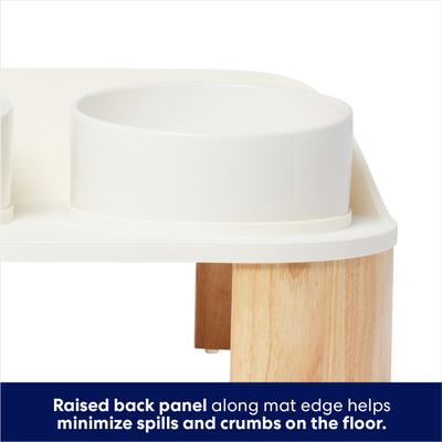 Show full view: Frisco Elevated Ceramic Splash Guard Double Diner, Large: 7 cup slide 4 of 8