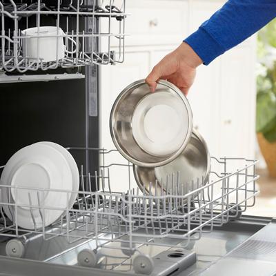 Show full view: Frisco Elevated Dog Diner, White, Large: 8 cup slide 3 of 6