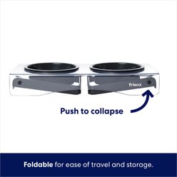 Frisco Elevated Foldable Double Diner, 4 cup slide 2 of 6