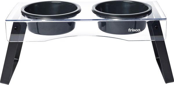 Show full view: Frisco Elevated Foldable Double Diner, Large: 7 cup slide 1 of 7