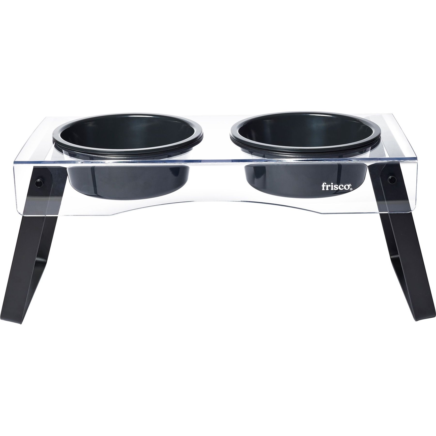 Frisco Elevated Foldable Double Diner, Large: 7 cup