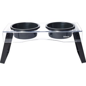 Frisco Elevated Foldable Double Diner, Large: 7 cup