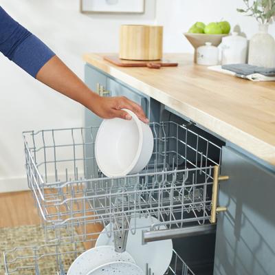 Show full view: Frisco Elevated Non-Skid Bamboo Melamine Bowl with Bamboo Stand, 6 Cup slide 5 of 9