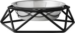 Frisco Elevated Stainless Steel Dog & Cat Bowl with Metal Stand, Small: 1.5 cup, 1 count