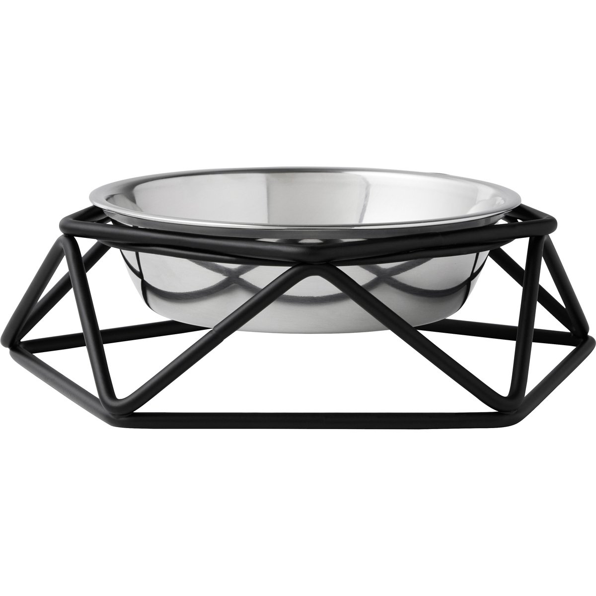 Frisco Elevated Stainless Steel Dog & Cat Bowl with Metal Stand, Small: 1.5 cup, 1 count