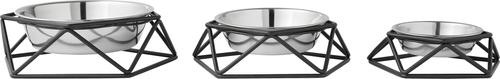 Show full view: Frisco Elevated Stainless Steel Dog & Cat Bowl with Metal Stand, Small: 1.5 cup, 1 count slide 7 of 10