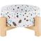 Show in main carousel: Frisco Elevated Terrazzo Non-skid Ceramic Bowl with Bamboo Stand, White, Medium: 5 cup, 1 count slide 7 of 12