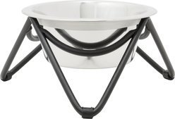Frisco Elevated Triangle Iron Stand Dog & Cat Single Bowl Diner, Medium: 3 cup