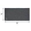 Show in main carousel: Frisco Embroidered Bones Microfiber Dog Bath Towel, Gray, Large slide 2 of 7