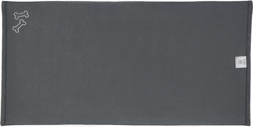 Show full view: Frisco Embroidered Bones Microfiber Dog Bath Towel, Gray, Large slide 3 of 7