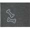 Show in main carousel: Frisco Embroidered Bones Microfiber Dog Bath Towel, Gray, Medium slide 4 of 7