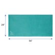 Show in main carousel: Frisco Embroidered Bones Microfiber Dog Bath Towel, Teal, Large slide 2 of 7