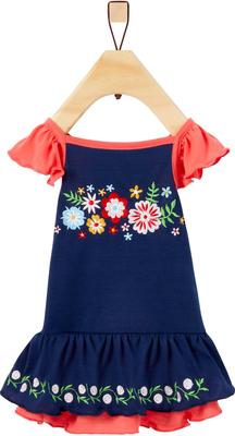 Show full view: Frisco Embroidered Floral Dog & Cat Dress, XX-Large slide 3 of 9