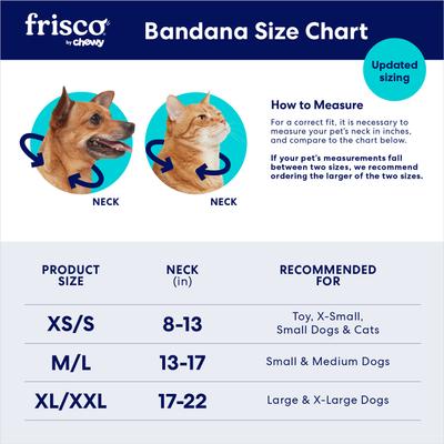 Show full view: Frisco Every Bunny Loves Me Dog & Cat Bandana, X-Large/XX-Large slide 2 of 7